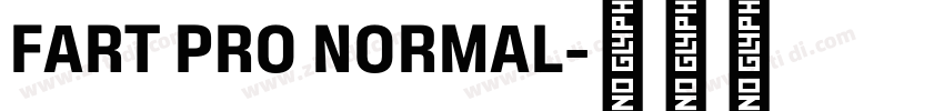 FART PRO NORMAL字体转换